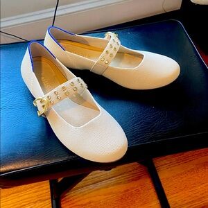 Rothy's Cream (Conch) Ballet Mary Jane’s